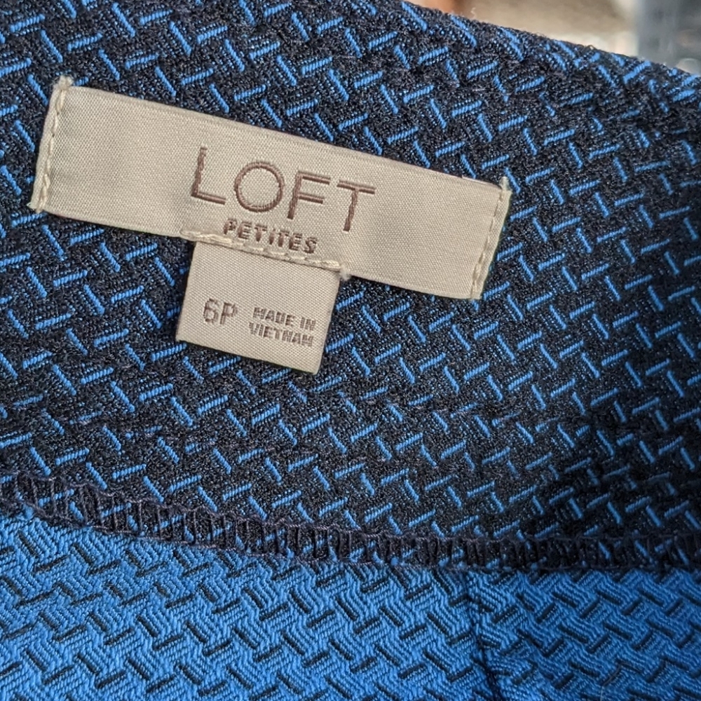 Loft Petites A-Line Skirt Size 6P - Picture 2 of 4